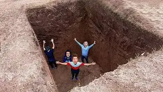 Кто Первый Выберется из ЯМЫ, Получит 1000$   Челлендж !