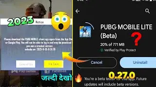 😱Pubg Lite 0.27.0 New Update! | Pubg Mobile Lite New Update 2023 🔥