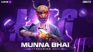 Grandmaster  Live Rank Push ❤️-  Free Fire Telugu Live  - Munna Bhai 