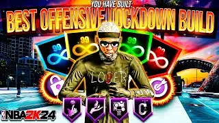 NEW BEST LOCKDOWN BUILD IS THE BEST OFFENSIVE LOCKDOWN BUILD IN NBA 2K24! BEST SHOOTING LOCK BUILD!