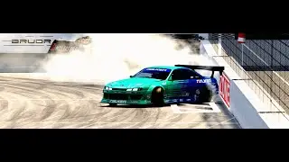 Nissan_Silvia_S14 Falken drift CDS21 RD3 Long Beach /Assetto Corsa