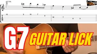Cool G7♭9 Guitar Lick (Django Reinhardt's Style)