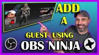 How to use OBS ninja to add a guest to your stream!!