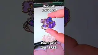 shop before they're gone! https://www.appleminte.com 🩷 #smallbusiness #sale #enamelpins #art
