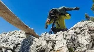 Exploring the Island with Large Format Camera & Improvised Camper Van Darkroom | Analog Photography