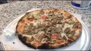 Wood Fired Gyro Focaccia at Little Milano's