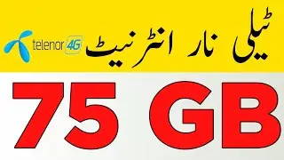75 Gb Internet Telenor ki sim py Bilkul Free Aik Maheny Ky Liye