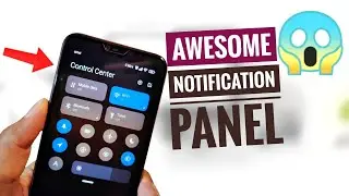 How to change notification panel in Nokia 6.1 Plus | Miui control center for Nokia 6.1 Plus | MIUI12