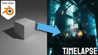 Cyberpunk Environment | Blender 3.5