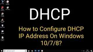How to configure DHCP IP Address Using Command Prompt on windows 10/7/8 | Tamil | RAM Solution