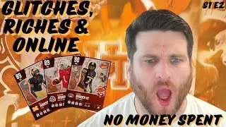 NO MONEY SPENT EPISODE 2 GLITCHES, RICHES & ONLINE EA SPORTS COLLEGE FOOTBALL 25 ULTIMATE TEAM