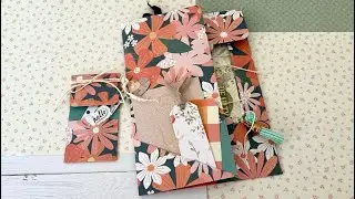 One Sheet Wonder | Large Size Folio Folder w/Mini Co-Ordinating Piece | TUTORIAL | 12x12 Paper