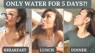 I drank ONLY WATER for 5 days and this is what happened (WATER FAST)!