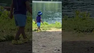 Lake day #summer #toddlertime #lake
