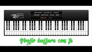 Virtual Piano - Voglio ballare con te BabyK