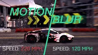 Motion Blur and Screen Shake Make All The Difference (In Racing Games)
