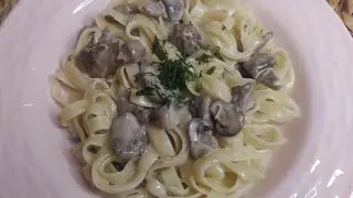 KREMALI MANTARLI FETTUCİNİ MAKARNA ➡️ TADINA DOYAMAYAKSINIZ 👍