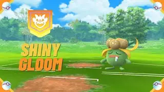 A Wild ✨ Shiny Gloom ✨ Appeared! [Pokemon GO Tour: Johto] #shorts