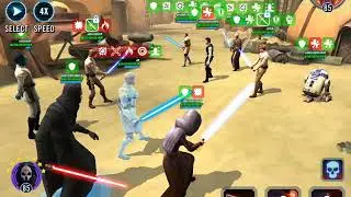 GK, zBarris, Nihilius, Thrawn and CLS vs CLS, r2, GK, old Ben and raid Han