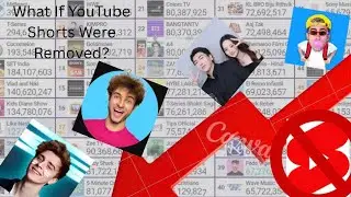 What If YouTube Shorts Were Removed? (Top 50 Sub Count Alternates Day 1)