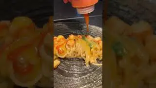 Linguine con mazzancolle e tartare di tonno al lime 
