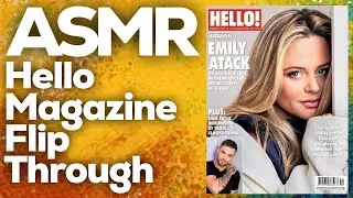 ASMR: Magazine Page Flipping Through Hello Magazine,  StevenAntonyASMR