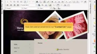 Adding Links to your Website Pages in Site Builder