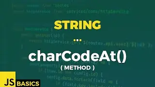 Javascript Basics · String · charCodeAt() (method)