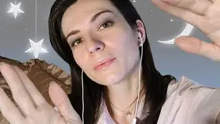 АСМР/Самый нежный МАССАЖ лица и шеи + поглаживание микрофона/ASMR/Gentle massage of the face & neck