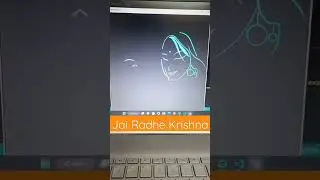 Radhe Krishna image using python