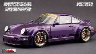 Full Build - Hobby Design 1/24  Porsche RWB 964
