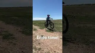 Mountain bike jump ends in endo