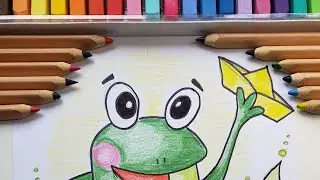 Рисуем лягушонка
