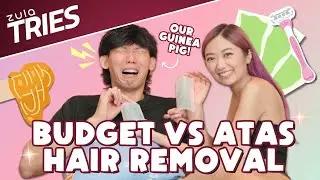 Budget DIY vs Atas Hair Removal: Sew Tries Waxing Bolin’s Entire Leg! | Zula Tries