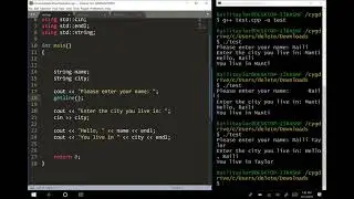 33 - How to use getline in c++