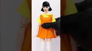 Turning Barbie into Squid Game Doll