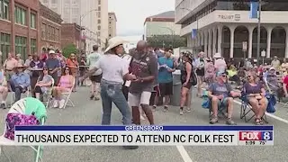 Thousands expected to attend NC Folk Fest in Greensboro