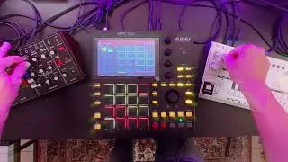 Dawless deep, melodic and dark techno jam with MPC, TD-3, Model D and Hydrasynth