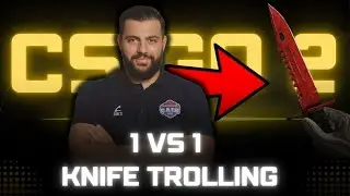 1 VS 1 CS GO2 TROLL 😂