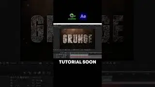 Grunge Text Animation | After Effects | AK Motions