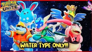 Water Type Only Challenge 💦 In Pokemon Unite || Pokemon Unite Hindi || Pokemon Unite Hindi Gameplay
