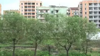 Sinuiju/ North Korea from train