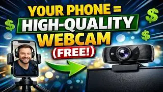 Turn your PHONE into a WEBCAM for FREE with this TUTORIAL