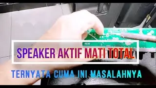 CARA MEMPERBAIKI SEPEAKER AKTIF ADVANCE K H1271N MATI TOTAL