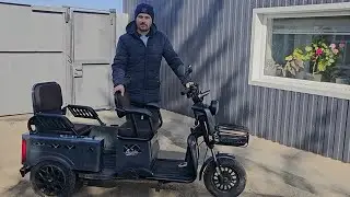 Electric bicycle electric cycle Aimba 1.2 kW after a year of operation.