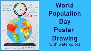 World Population Day 2021 | World Population Day Poster | World Population Day Drawing