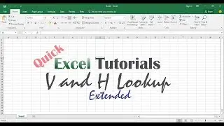 QETS   Lesson 5   V and H Lookup Functions Extended