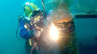 Very Dangerous Underwater Welding May Cause Death But Great Skill & Technology Bring You High Salary