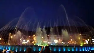 Singing fountain in Marmaris Поющий фонтан в Мармарисе