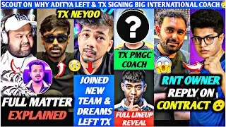 Shadow in SCOUT Team🥵 RNT Owner on Players Contract 😱 TX Signing PMGC Coach🤯Dreams Left TX😳Neyo